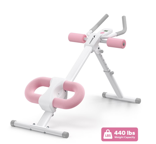 Merax Adjustable Ab Trainer – Foldable Core Workout Machine